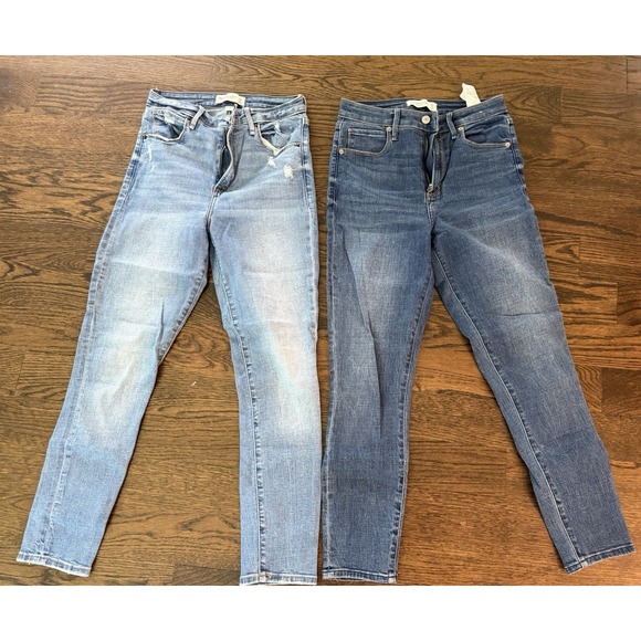 Abercrombie & Fitch Denim - A&F Women Jeans High Rise Super Skinny Ankle Curve Love Size 4 27 Set Of Two
